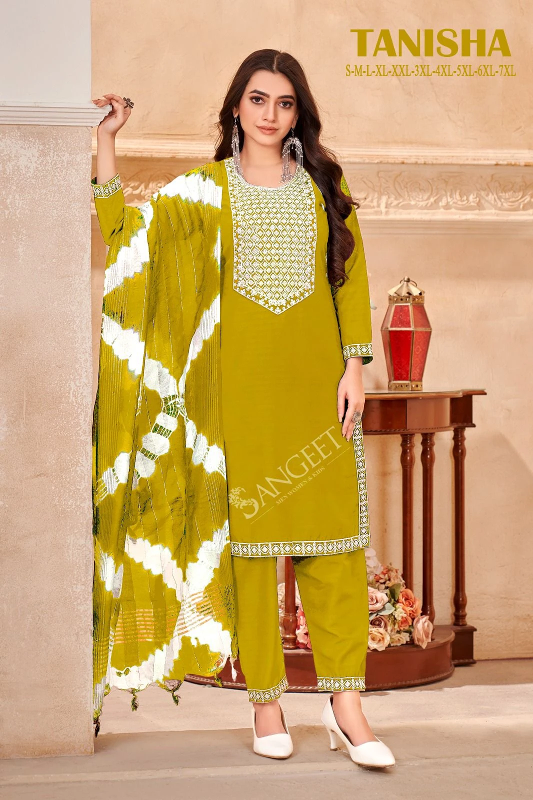 Sangeet Tanisha Viscose Fancy Rayon Wholesale Readymade Salwar Suit Catalog — Wholesale Salwar Suits, MPA wholesale from Surat - Gallery Image 5